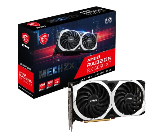 MSI Radeon RX 6650 XT MECH 2X 8G OC Gaming...