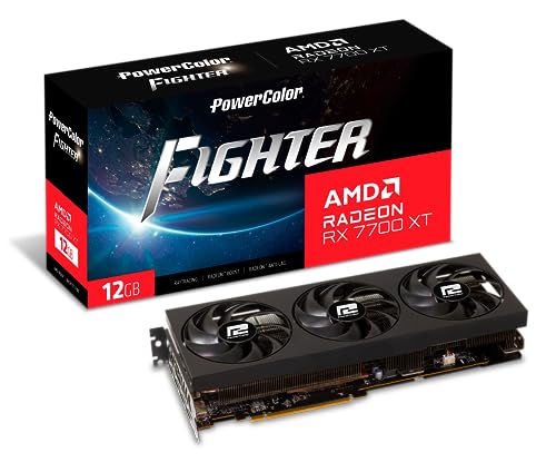 PowerColor Fighter AMD Radeon RX 7700 XT 12GB...