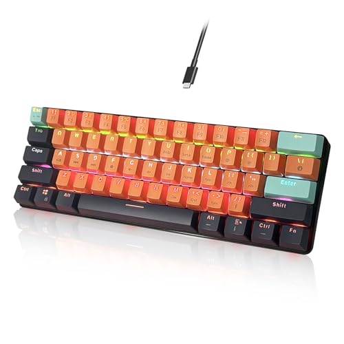 SHANGZHAOYUAN Gaming Tastatur, USB...