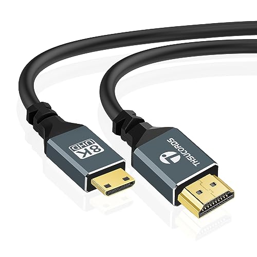 Thsucords Ultradünnes 8K 4K Mini HDMI auf...