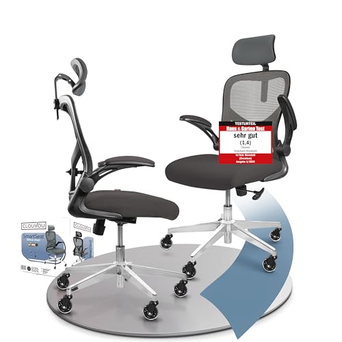 CLOUVOU SmartSeat Bürostuhl Ergonomisch...