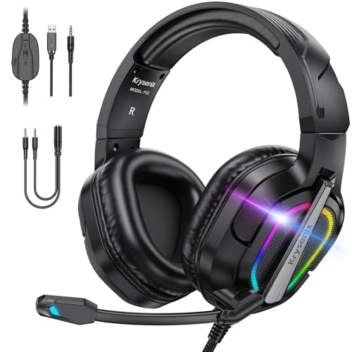 Krysenix PG2 RGB Gaming Headset für PS4,...