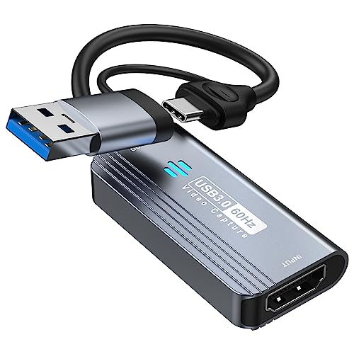 Papeaso Video Capture Card, 4K HDMI to...