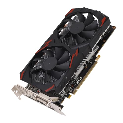 VBESTLIFE RX-580-Grafikkarte, 8 GB GDDR5...