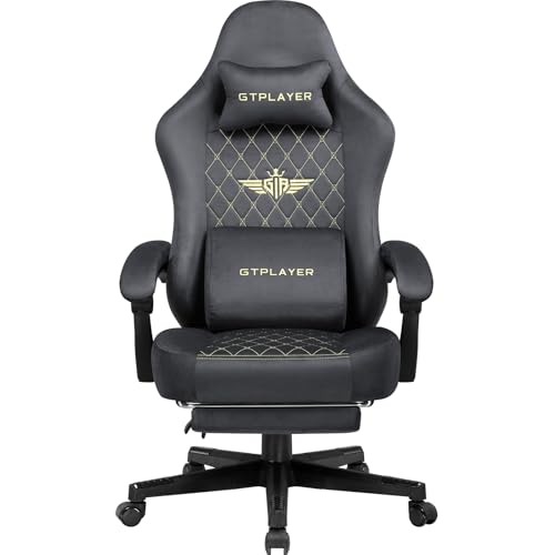 GTPLAYER Gaming Stuhl Stoff Gaming Chair...