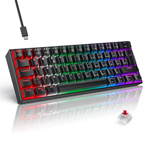 TECURS Mechanische Gaming Tastatur,...