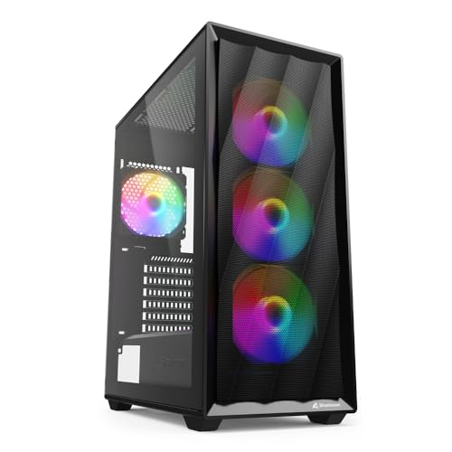 Sharkoon VK4 Rainbow Schwarz, ATX PC-Gehäuse