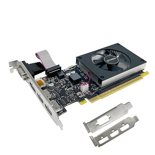 QTHREE GT 730 4G D3 Grafikkarte, 2X HDMI, 1x...