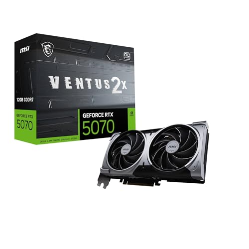 MSI GeForce RTX 5070 12G Ventus 2X OC - 12GB...