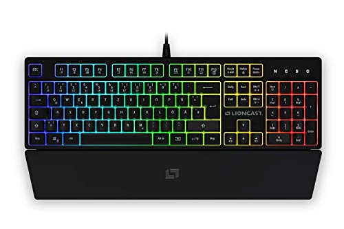 Lioncast® Gaming Tastatur LK100 [RGB, 16.8...