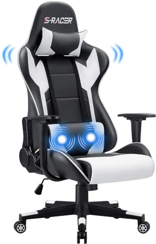 JUMMICO Massage Gaming Stuhl, Bürostuhl...