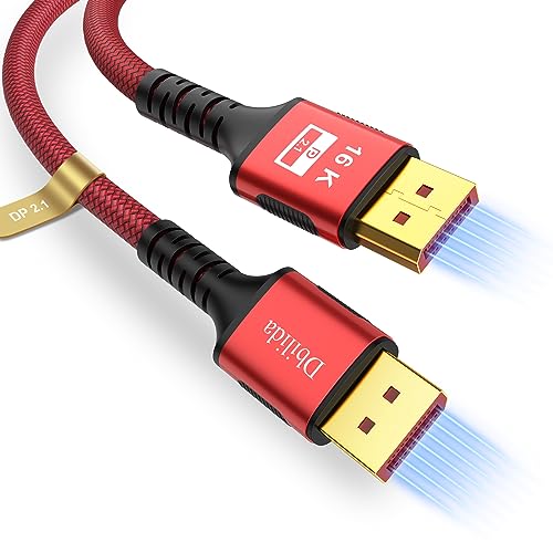 Dbilida 16K DisplayPort Kabel 2.1/2.0 2M, DP...