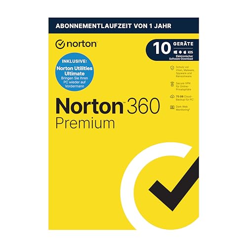 Norton 360 Premium inklusive Utilities...