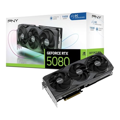 PNY GeForce RTX™ 5080 16GB OC Triple Fan...