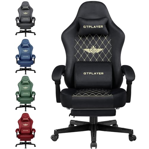 GTPLAYER Gaming Stuhl Stoff Gaming Chair...