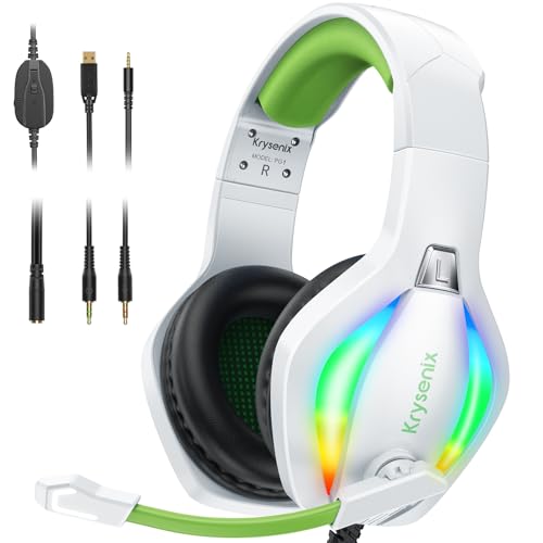 Krysenix PG1 RGB Gaming Headset für...