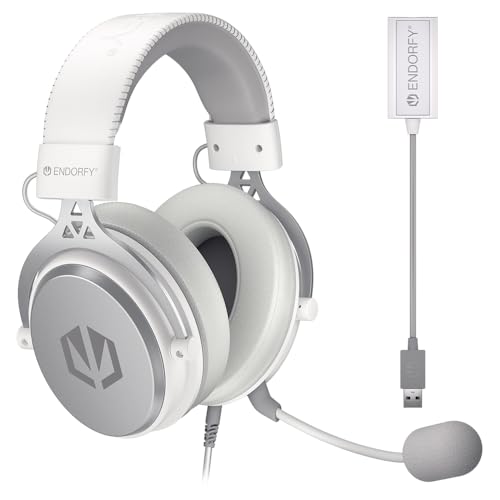 ENDORFY VIRO Plus USB Onyx White, Gaming...