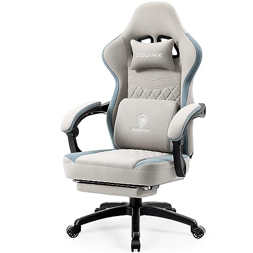 Dowinx Gaming Stuhl Stoff Bürostuhl mit...
