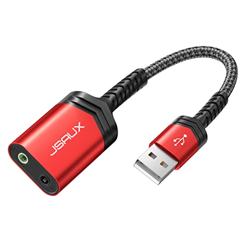 Externe USB Soundkarte, JSAUX Externe...