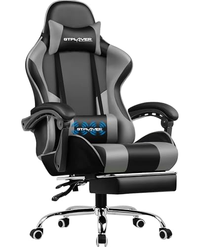 GTPLAYER Bürostuhl Gaming Stuhl Massage...