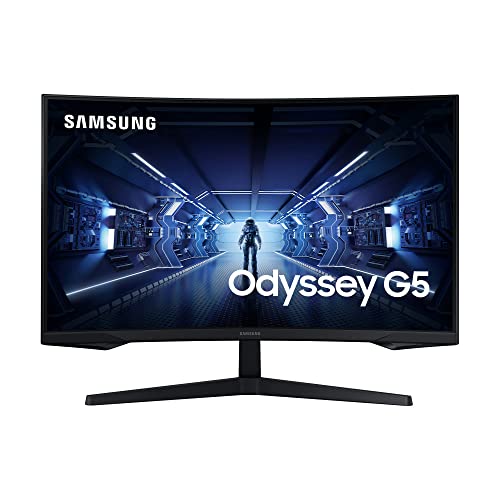 Samsung Odyssey G5 Curved WQHD Gaming Monitor...
