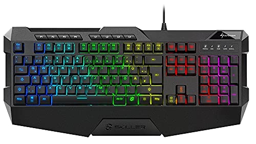 Sharkoon Skiller SGK4 Gaming Keyboard RGB,...