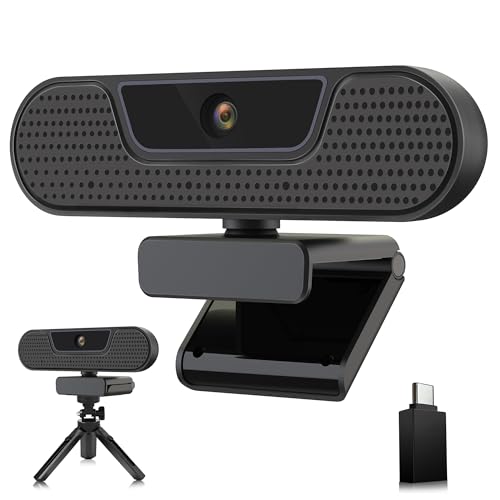 VIZOLINK W4GS 2K Webcam mit 4 Mikrofon, PC...