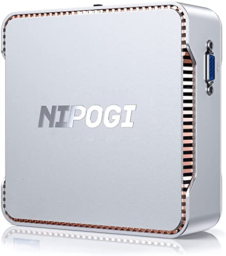 NiPoGi Mini PC Windows 11 Pro, 8GB RAM...