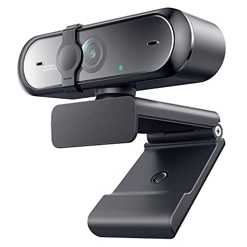 Full HD Webcam, 1080P Webcam mit Mikrofon,...