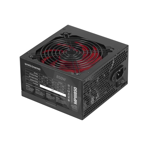 Mars Gaming MPIII850, PC-Netzteil ATX 850W, 5...