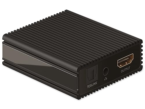 goobay 58477 HDMI Audio Extractor 4K @60 Hz...