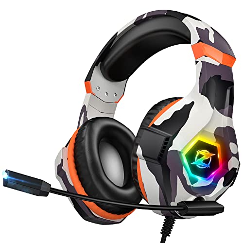 Ozeino Gaming Headset for PS4 PS5 PC, 3D...