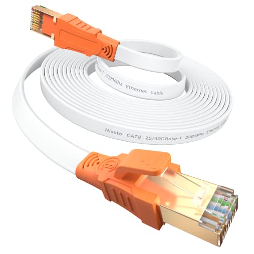 Nixsto 20m Ethernet-Kabel, Cat 8 High Speed...
