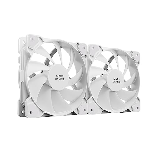 Mars Gaming MF-PROX2 Weiß, Kit 2 120mm...