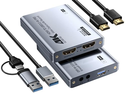 Fulfalic Video Capture Card, Audio Video...