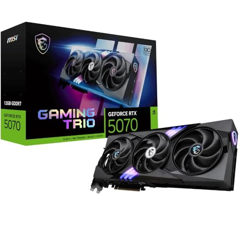MSI GeForce RTX 5070 12G Gaming Trio OC -...