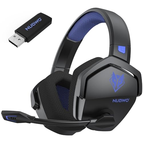 NUBWO G06 Dual Wireless Gaming Headset mit...