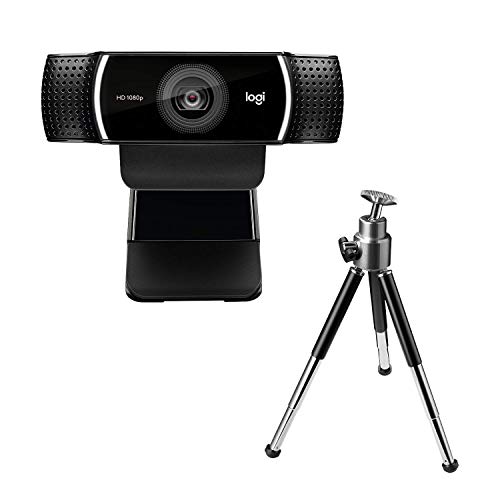 Logitech C922 PRO Webcam mit Stativ, Full-HD...