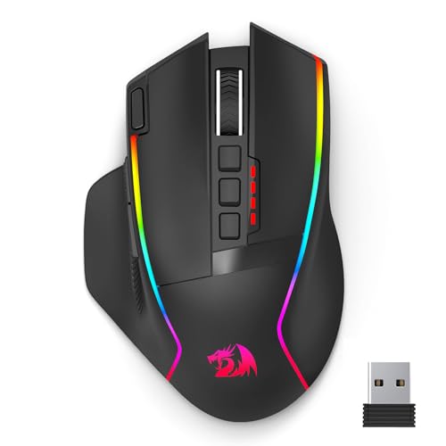Redragon Gaming Maus Kabellose, 16000 DPI,...