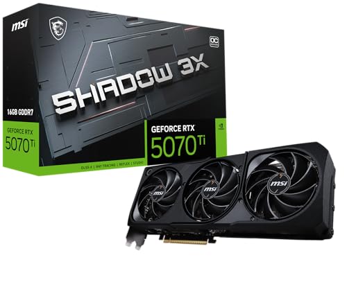 MSI GeForce RTX 5070 Ti 16G Shadow 3X OC —...