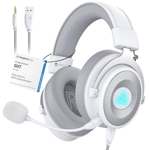 EKSA Gaming Headset, 7.1 Surround Sound PC...