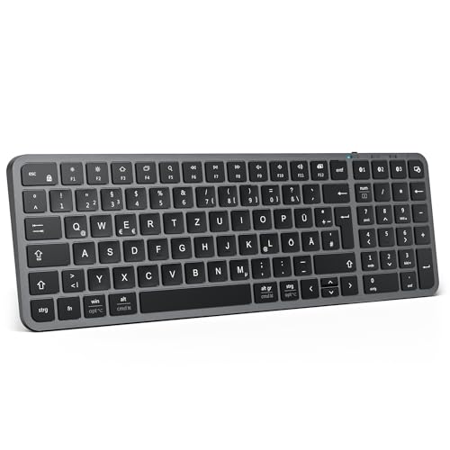 iClever Bluetooth Tastatur Mac，kabellose...