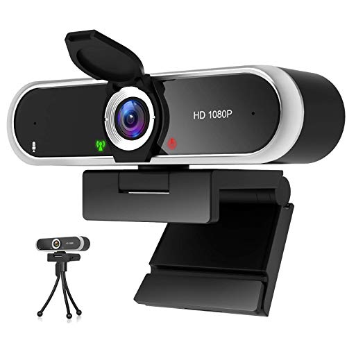Webcam 1080P mit Mikrofon und Webcam...