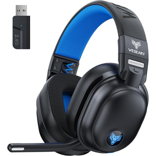 WESEARY WG3 Bluetooth Headset, 2,4G Wireless...