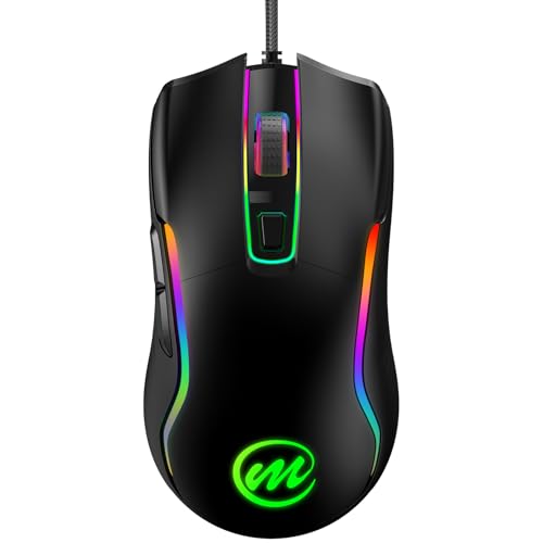 memzuoix Gaming Maus mit Kabel und...