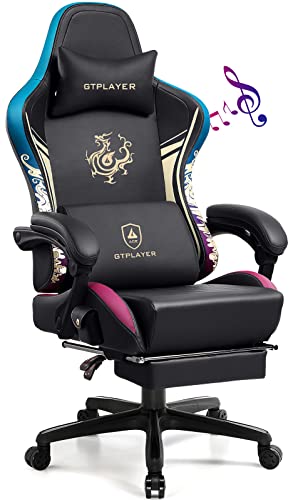 GTPLAYER Gaming Stuhl Gamer Stuhl mit...
