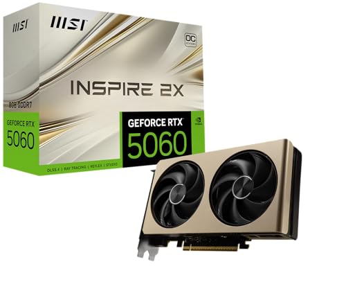 MSI GeForce RTX 5060 8G Inspire 2X OC - 8GB...