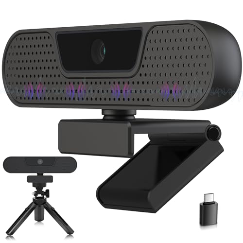 VIZOLINK W2G Webcam, Full-HD 1080P 60FPS...
