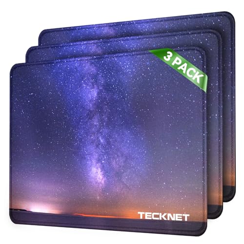 TECKNET Mauspad, 3 Pack Mousepad 270 x 210...