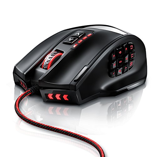 Titanwolf - 16400 dpi USB Laser Gaming Mouse...